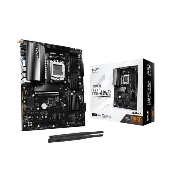 Moderkort - ASROCK - B850 Pro-A - WiFi - Socket AM5 - 1 Processor Max