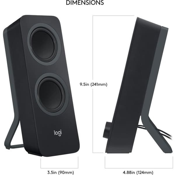 Langaton PC-kaiutin - Logitech - Z207 - Musta