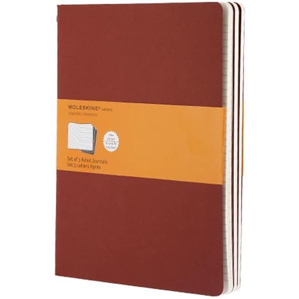 STOR FORMAT LINEÆR NOTEBOOK MED BLØD KARTONOMSLAG