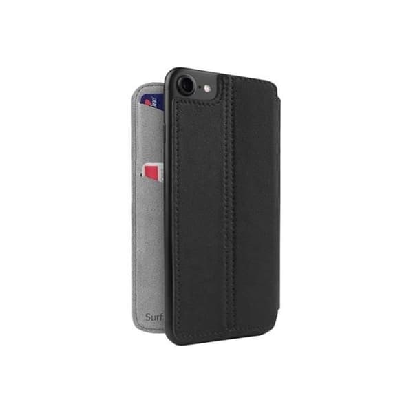 Twelve South SurfacePad beskyttelse med klap til tablet i sort læder til Apple iPhone 7