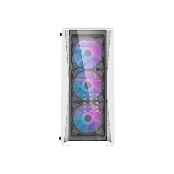 PC-kabinet Darkflash DK352 Plus Hvid + 4 ARGB-vifter