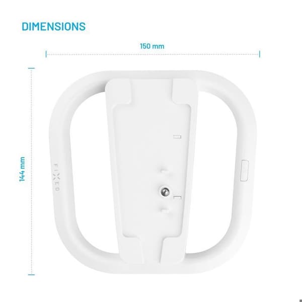 Stöd PS5 - FIXAD - FIXPS5-ST-VIT - LED - Type-C - Vit