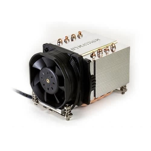 Køler - INTERTECH - A-24 - 6 cm - Aluminium - Sort - 1500 til 7000 omdr/min