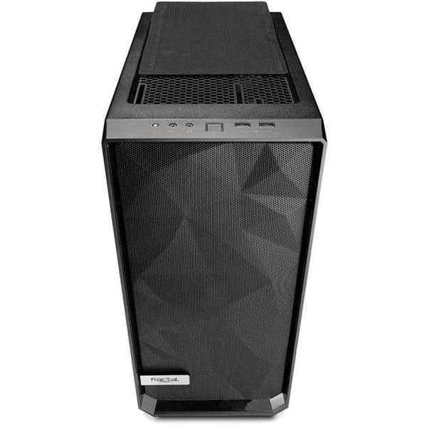 FRACTAL DESIGN PC CASE Meshify C - Solid sidopanel - Svart - ATX-format (FD-CA-MESH-C-BKO)