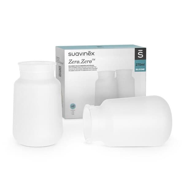 Suavinex Vaihtopullot Antikolikkipullo Zerø.Zerø 270Ml