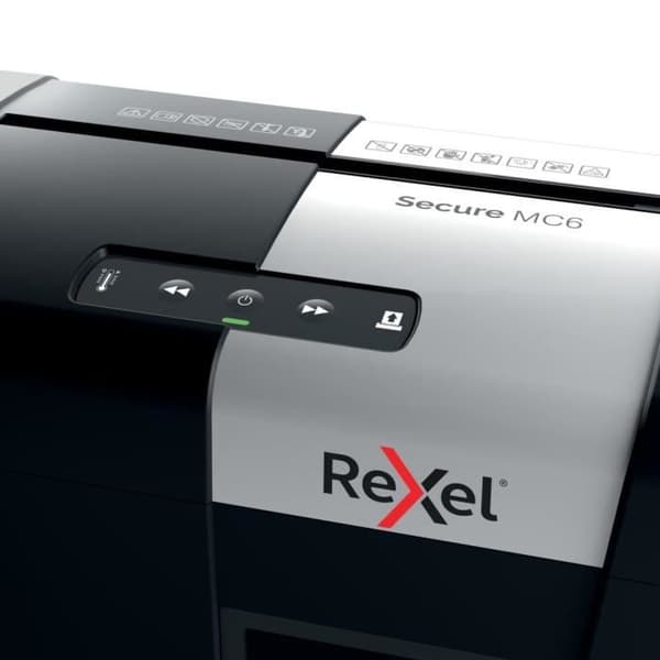 Rexel Whisper-Shred Secure MC6 Micro-Cut Papirmakulator