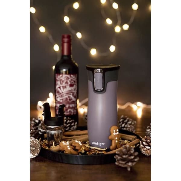 CONTIGO - Isolerad mugg - West loop - mörk plommon