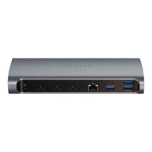 Satechi - Thunderbolt 4 - 3 x Thunderbolt - GigE - Harmaa