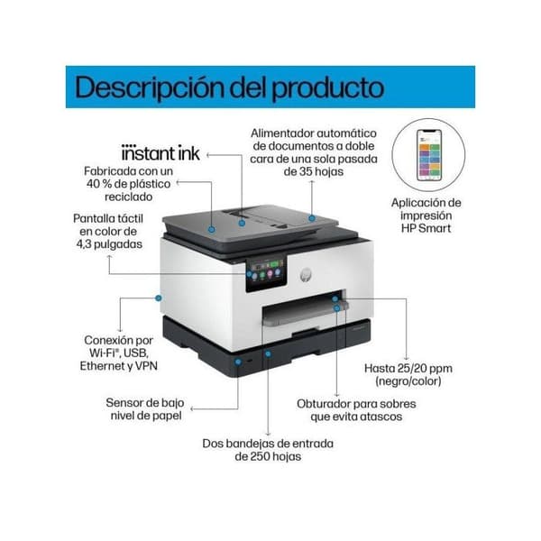 HP Officejet Pro 9132e Alt-i-en
