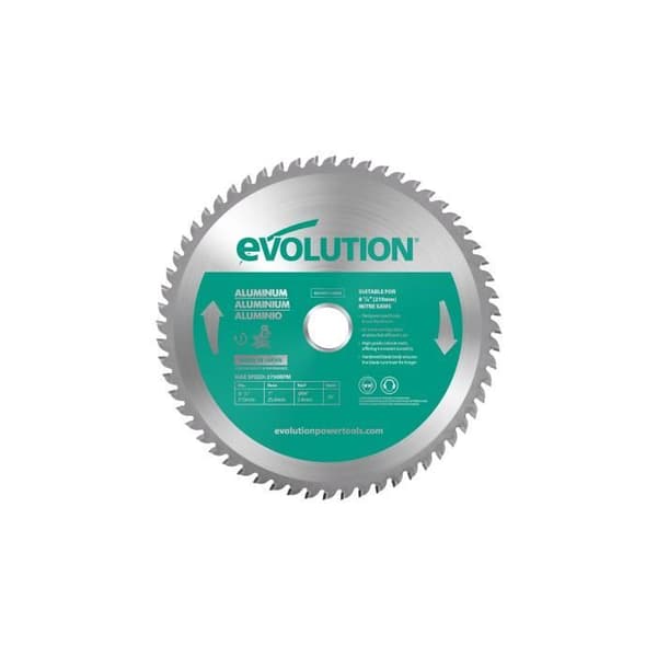 Savblad - EVOLUTION POWER TOOLS - A210TCT-60 - 210mm - 60 tænder - Hul 25.4mm