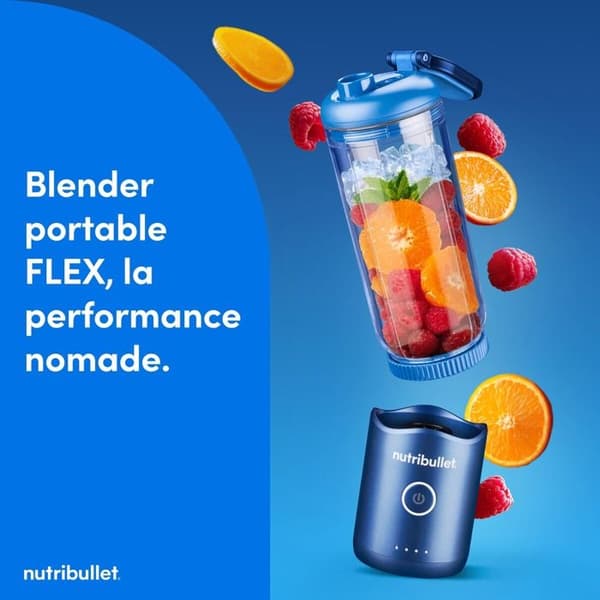 Blender Nutribullet FLEX Portable - Blå NBP013BL