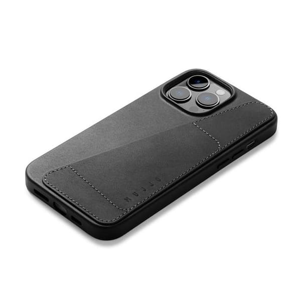 Mujjo Læder Wallet Case til iPhone 14 Pro Max - Sort - MUJJO-CL-030-BK