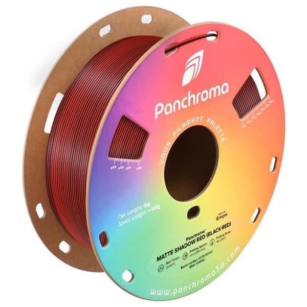 3D-printer filament - Polymaker - PolyTerra PLA - Shadow Red - Bioplast - Brugervenlighed