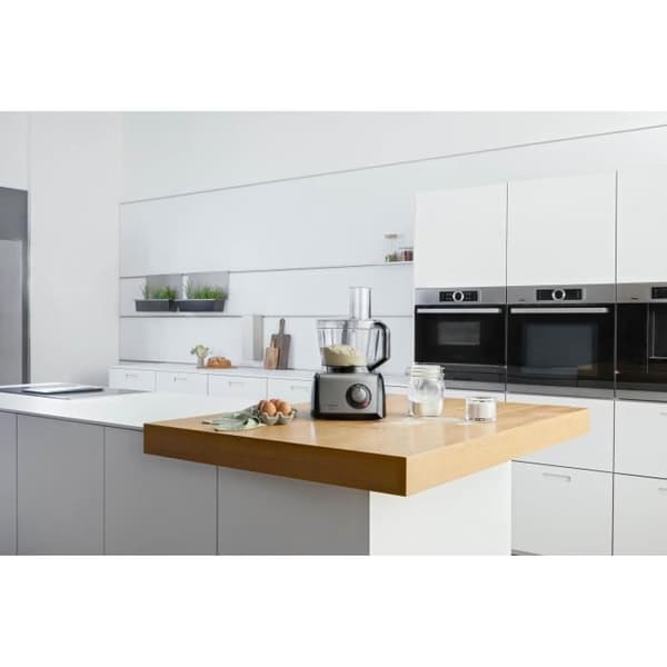 BOSCH - MC812M844 - Multifunktionsrobot - 1250W - Rustfrit stål + Sort