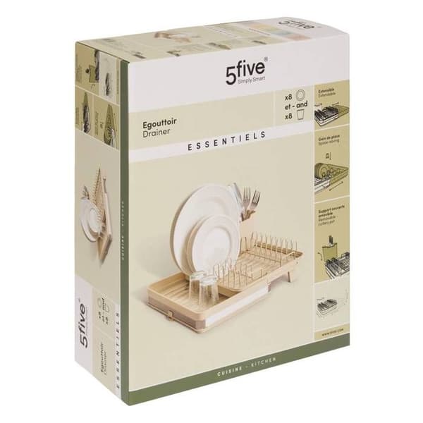 Utsträckbar diskställ 1 nivå Essentials beige