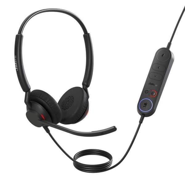 Micro-headset - JABRA - Engage 40 Link - Stereo - USB-A - Sort