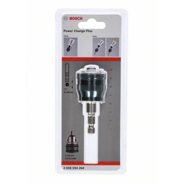 Mandrin - Bosch - PC Plus 3/8" - Diameter 8,7mm - Nøglefri system - Forstærket skaft