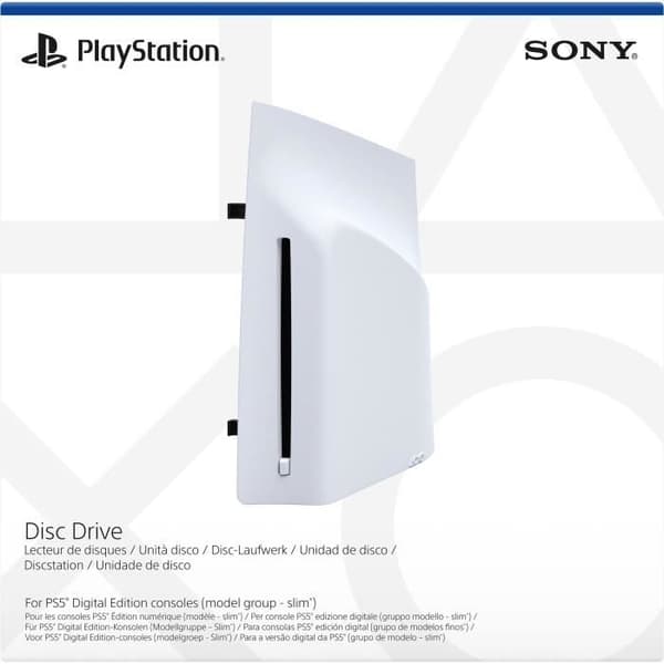 Diskafspiller kun til PS5 SLIM digital edition konsol
