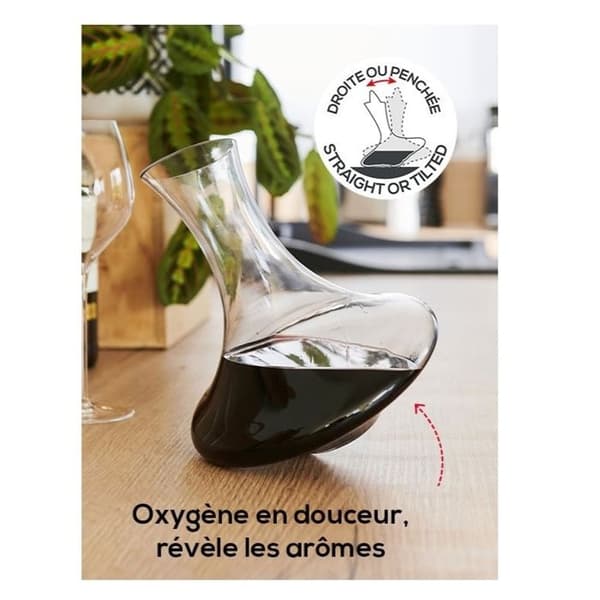 Karaffel - Evolution - Glas - 75 cl - Transparent - Elegant Chic