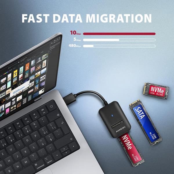 AXAGON USB 3.2 ADM2 Adapter