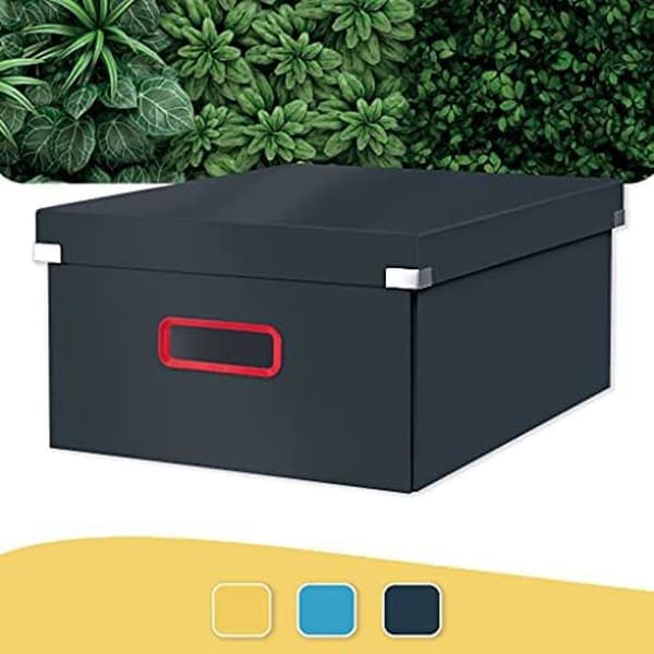 Opbevaringsboks - LEITZ - Click & Store - Foldbar - A3 Format - Farve Grå