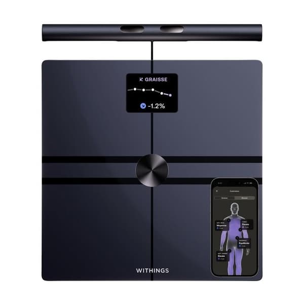 Vægtskala Withings BodyFit Sort