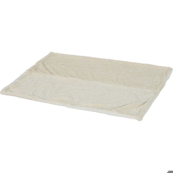 Plaid til kat i polyester Olympe 100 x 70 cm creme