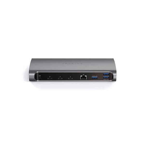 Satechi - Thunderbolt 4 - 3 x Thunderbolt - GigE - Harmaa
