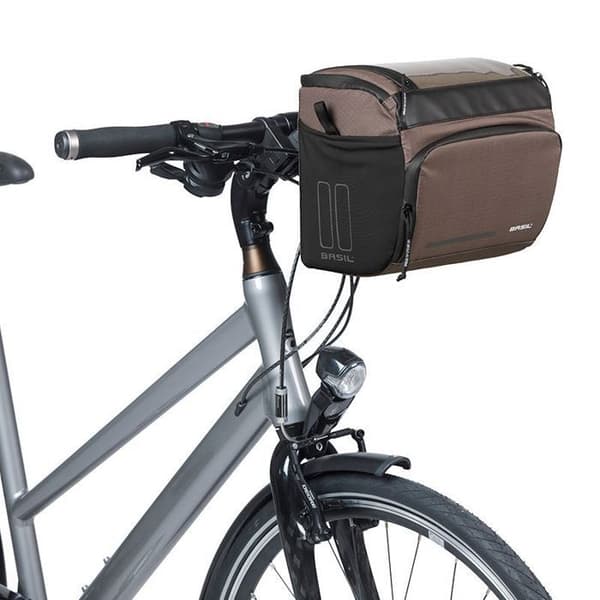 Packväskor - BASIL - Move Klickfix - Brun - Återvunnen polyester - 17x23x20cm
