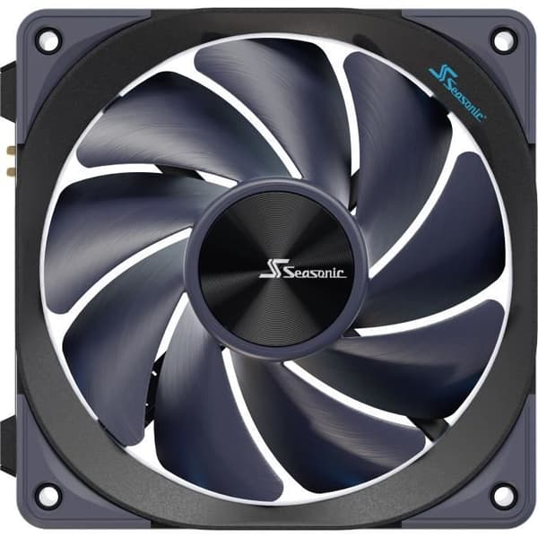 Ventilator - Seasonic - MagFlow - 12cm - Sæt af 3 - Sort