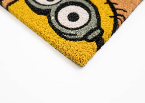 Tæppe - Minions - 40 x 60 cm - Gul - Barn - Rektangulær