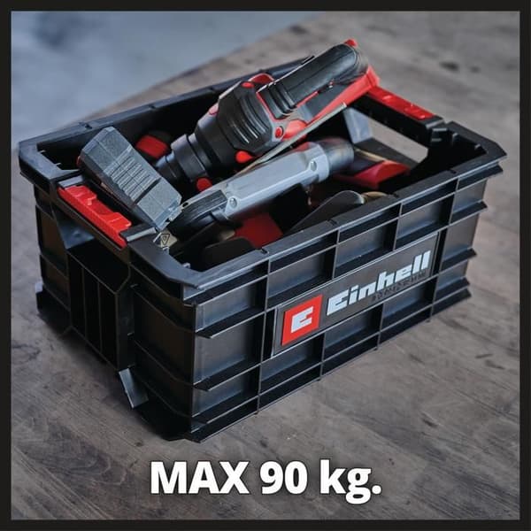 Einhell Kuljetuslaatikko E-Case (max. 90 kg, E-Case Einhell -sarja, pinottava, lukittava)