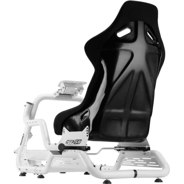 Simuleringscockpit - OPLITE - GTR S8 Infinity Force - Kolfiberstål - Vit - Högpresterande simracing