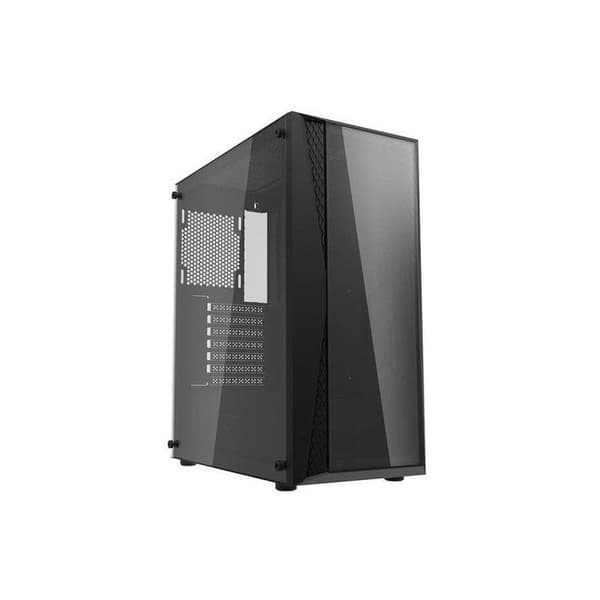 PC-chassi Darkflash DK352 Plus + 4 ARGB-fläktar svart