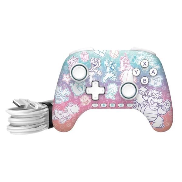 Spilcontroller - Nintendo Switch 2 - Svampeverden - Kablet - Power A