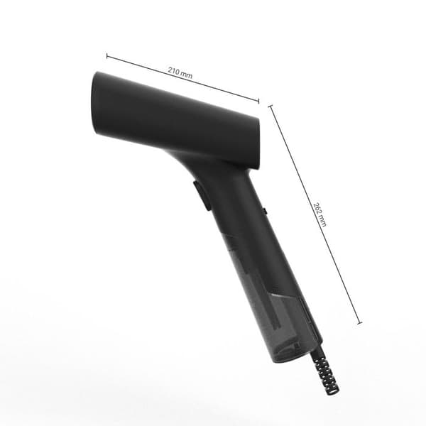 Bærbar damper - EUDTC75B - Mat sort/Chrome