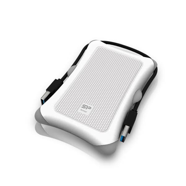 Extern hårddisk - SILICON POWER - A30 - 1 TB - USB 3.0 - Vit