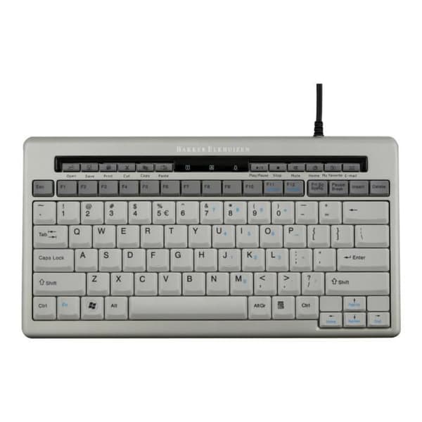 Clavier Bakker Elkhuizen S-board 840 - USB - Layout R-U - Grå