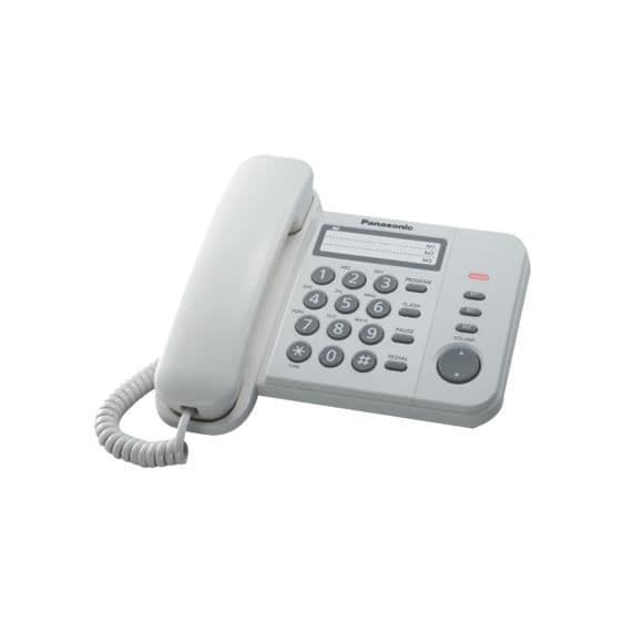 Panasonic KX-TS520, DECT telefon, Hvid