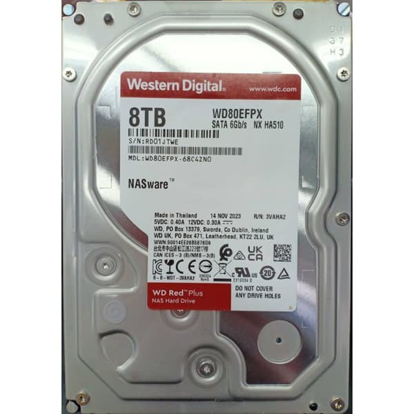 WD Red Plus WD80EFPX - levy