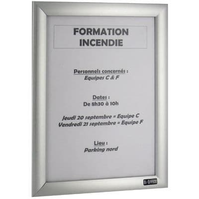 Plakatramme ekstra flad A4