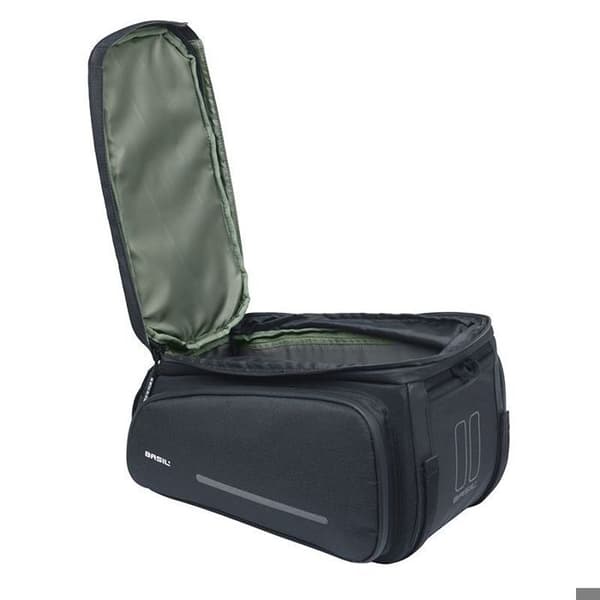 Bagagebærer tasker - BASIL - Move - Sort - Genanvendt polyester - Universal Bridge montering
