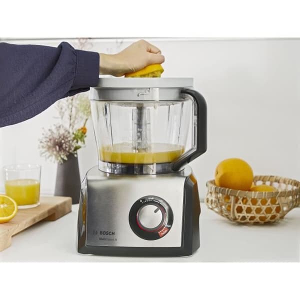 BOSCH - MC812M844 - Multifunktionsrobot - 1250W - Rustfrit stål + Sort