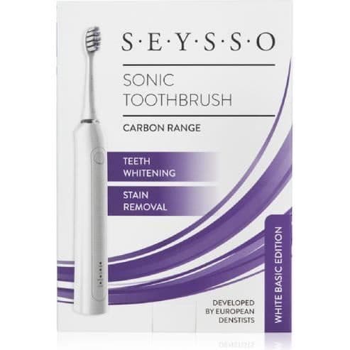 Seysso Sonic Tandbørste Carbon Basic Basic SE005Wht Børster med buler Daglig Daglig
