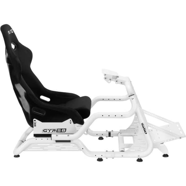 Simuleringscockpit - OPLITE - GTR S8 Infinity Force - Kolfiberstål - Vit - Högpresterande simracing
