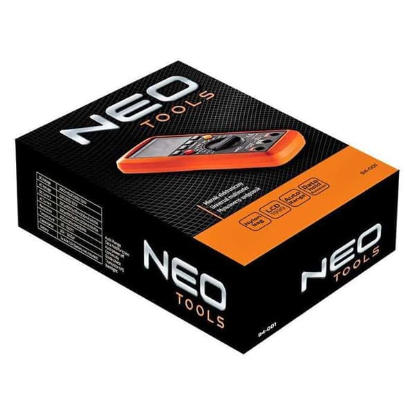 Neo Tools Multimeter, LCD 1999, Datahold