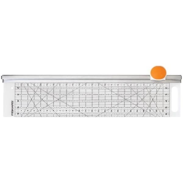 FISKARS Kombinationscutter Rotativ + Lineal