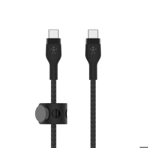 Belkin USB-C til USB-C Boost Charge Pro Flex-kabel 1 m Sort - CAB011BT1MBK