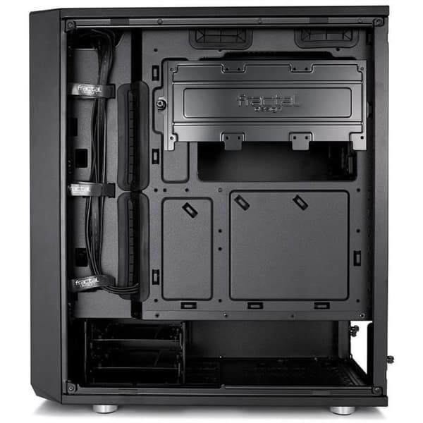 FRACTAL DESIGN PC CASE Meshify C - Solid sidopanel - Svart - ATX-format (FD-CA-MESH-C-BKO)