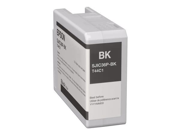 Blækpatron - Epson - SJIC36P - Sort - Original - 80 ml